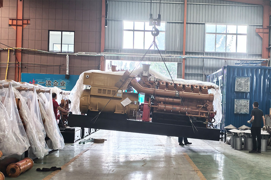 祝賀山東www.91视频.com9台600KW瓦斯發電機組銷往貴州