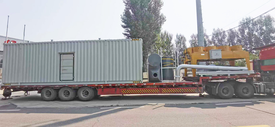 山東www.91视频.com動（dòng）力800kW瓦斯發電機組啟程雲南